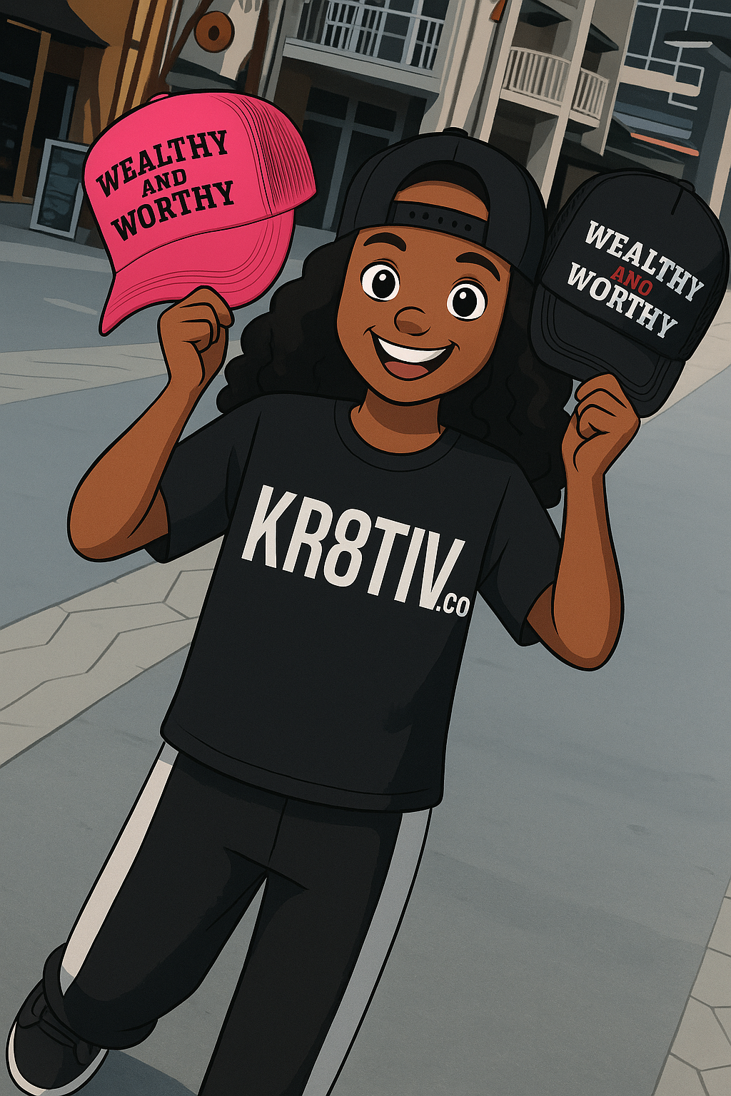 Kr8tivCo founder illustration