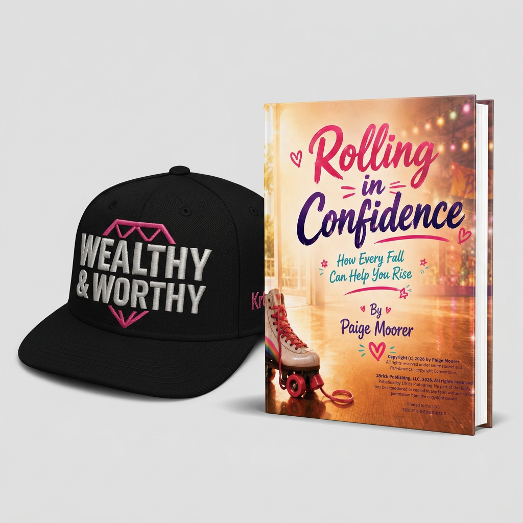 Limited Edition Embroidered Hat + Book Bundle — Bundle · Hat + Rolling in Confidence